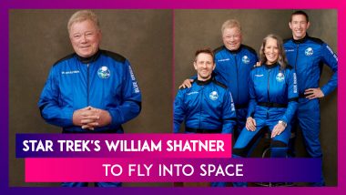 Star Trek's William Shatner To Fly Into Space, Set To Become The Oldest Person In Space At 90