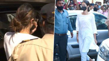 Aryan Khan Drugs Case: Ananya Panday Arrives at NCB Office for Questioning by the Probe Agency (Watch Video)