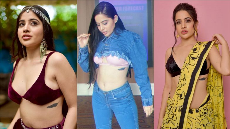 Urfi Javed and Her Hot Feather Tattoo: 6 Times When Bold and Bindass Babe Flaunted Her Sexy Body Art in Style (View Photos)