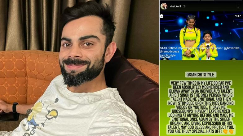 Virat Kohli Left Mesmerised by Kid Dancer, Had ‘Goosebumps’ While Watching ‘Exceptional Talent’ (See Post)