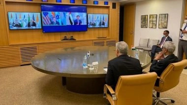 World News | India, Israel, US, UAE Discuss Joint Infrastructure Projects in Maritime Security, Trade, Tech