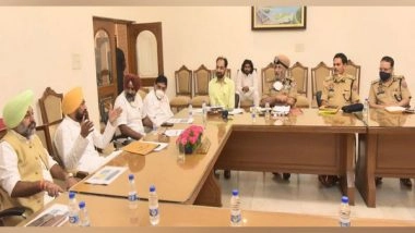 India News | Punjab CM's Son Seen at Official Security Meeting, Triggers Row