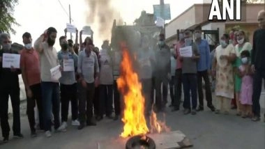 India News | Kashmiri Pandits Protest Against Killing of Civilians in J-K, Demand Security for Minorities