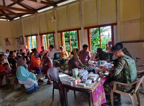 India News | 44 Assam Rifles Organises Health Camp in Manipur's Tamenglong on World Mental Health Day