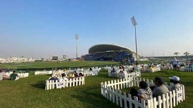 Sports News | T20 WC: 'Socially Distanced' Family Pods in Sheikh Zayed Stadium Capture Fans Imagination