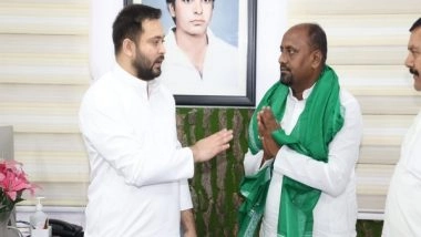 India News | Bihar's Tarapur Bypoll: Independent Candidate Joins RJD, to Withdraw Nomination