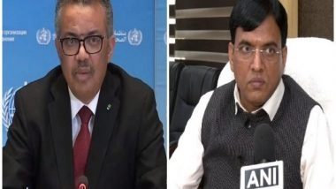 World News | Union Health Minister Speaks with WHO Chief, Discusses Pandemic Management, WHO Reforms