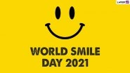 World Smile Day 2021 Greetings & Quotes: Netizens Spread a Cheery Vibe Online With Sweet Messages, Wishes, Images and Wallpapers
