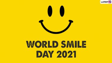 World Smile Day 2021 Greetings & Quotes: Netizens Spread a Cheery Vibe Online With Sweet Messages, Wishes, Images and Wallpapers