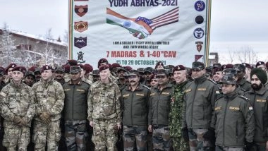 World News | Indo-US Joint Military Exercise 'Yudh Abhyas' Concludes in Alaska