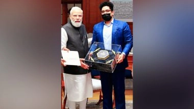 India News | 'Garuda Aerospace' CEO Meets PM, Says  Indian Drone Industry Set to Skyrocket Under Modi's Leadership