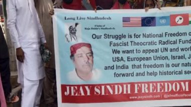 World News | Jeay Sindh Freedom Movement Expresses Solidarity with J-K People on Black Day Against 1947 Pak Army, Terrorist Attack