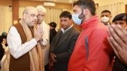 Amit Shah Meets Families of Soldiers, Civilians Killed in Recent Terror Attacks in Jammu and Kashmir