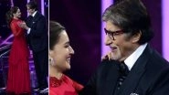 Kaun Banega Crorepati 13: Amitabh Bachchan Relives His College Days While &lsquo;Ballroom Dancing&rsquo; With Kriti Sanon on the Sets of the Show