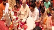 India News | Amit Shah Offers Prayers at Bahuchar Mataji Temple in Gujarat