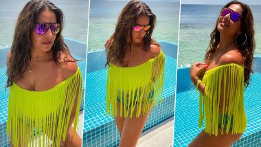 Bipasha Basu Is All About the Neon Power As She Enjoys the ‘Toasty’ Maldives in a Gorgeous Bikini (View Pics)