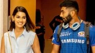 Mumbai Indians Post Jasprit Bumrah and Wife Sanjana Ganesan&rsquo;s Cute Picture Ahead of RR vs MI IPL 2021 Clash in Sharjah