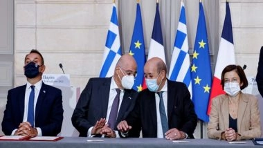 World News | Greece-France Pact a Game-changer, to Give Naval Supremacy to Athens over Turkey: Analyst