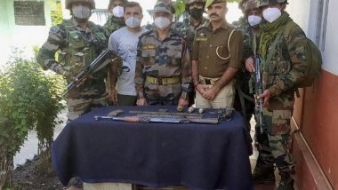 India News | Weapons Recovered from Terrorist Hideout in J-K's Reasi