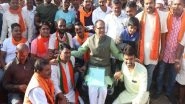 India News | Madhya Pradesh CM Shivraj Singh Chouhan Visits Kabirsej Village, Pays Tribute to Maharishi Valmiki