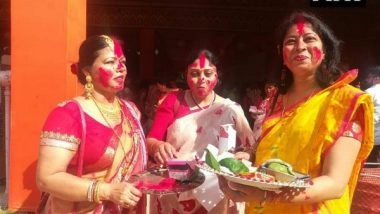 India News | Calcutta HC Allows People to Participate in Pushpanjali, Sindoor Khela