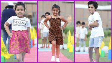 'CSK Kids Fashion Show': Ziva Dhoni, Gracia Raina and Others Walk Ramp in Dubai (See Pics)