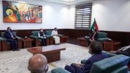 World News | Muraleedharan Meets PM Abdalla Hamdok, Reiterates India's Support to Sudan's Transitional Government