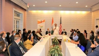 World News | MoS Muraleedharan Interacts with Indian Community in Connecticut, Marks Azadi Ka Amrit Mahotsav