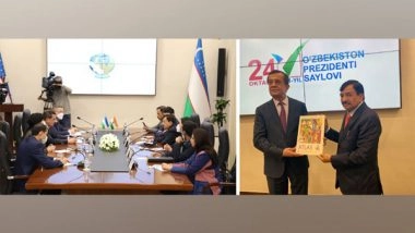 India News | CEC Sushil Chandra Pays Four-day Visit to Uzbekistan as International Observer for Presidential Elections