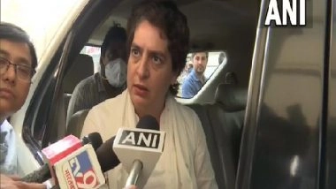 India News | Lakhimpur Kheri Incident: Priyanka Gandhi Vadra Reiterates Demand for Resignation of MoS Teni