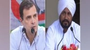 India News | Punjab Crisis: CM Channi Meets Cong Leader Rahul Gandhi in Delhi