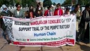 World News | Bangladeshi Diaspora Holds Anti-Pakistan Protest in Geneva, Demands Apology for '1971 Genocide'Bangladeshi Diaspora Holds Anti-Pakistan Protest in Geneva, Demands Apology for '1971 Genocide'
