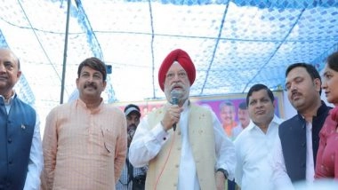 India News | Hardeep Singh Puri Launches Special COVID Vaccination Drive for Chhath Puja Devotees in Delhi