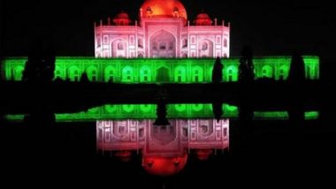 100 Crore COVID-19 Vaccinations in India: ASI Illuminates 100 Monuments in Tri-Colour To Celebrate the Achievement