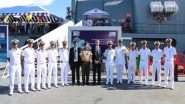 World News | Bangladesh Envoy Honours India's 1971 War Veterans on BNS Somudra Avijan at Visakhapatnam