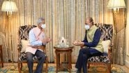 World News | EAM Jaishankar Meets Former Mauritius PM Ramgoolam After His Recovery from COVID-19