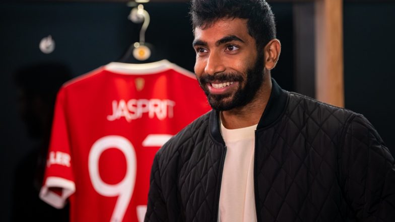 Jasprit Bumrah Shares Pictures of His Visit to Manchester United's Home Ground Old Trafford, Thanks Cristiano Ronaldo's Club for Hospitality