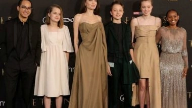 Entertainment News | It's Family Affair for Angelina Jolie at 'Eternals' Premiere