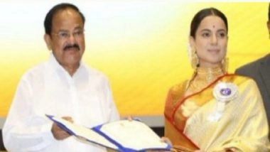 Entertainment News | Kangana Ranaut on Cloud Nine After Receiving Her 4th National Film Award