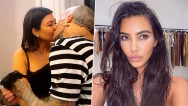 Kim Kardashian Shares A Video Of Kourtney Kardashian - Travis Barker Kissing Post Getting Engaged! Says, ‘KRAVIS FOREVER’
