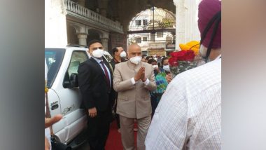 India News | Patna: President Kovind Reaches Takht Harmandir Saheb to Pay Obeisance