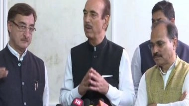 India News | Ghulam Nabi Azad Condemns 'orchestrated Hooliganism' Outside Sibal's Residence