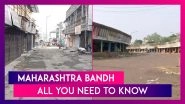 Maharashtra Bandh: Mahavikas Agadhi Govt's Strike Call In Support Of Farmers, Backed By Trader's Association