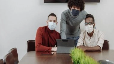 Health News | COVID-19: Study Finds out Two Metres Distancing Not Enough Without Masks