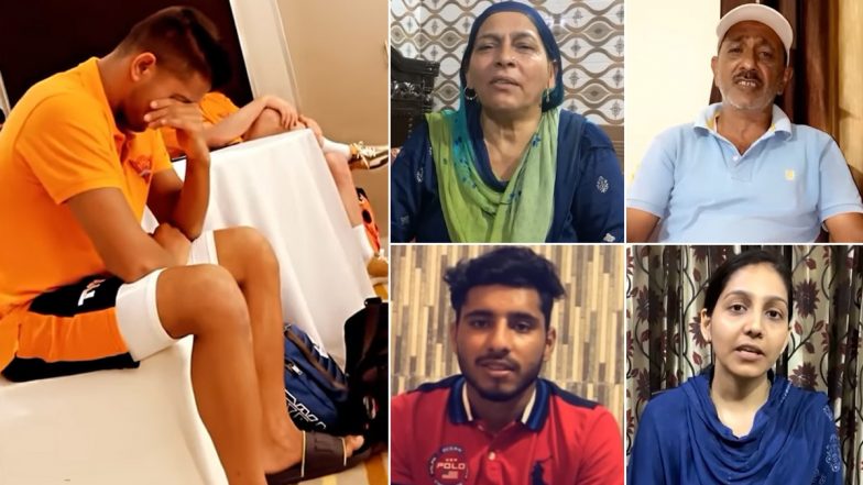 Umran Malik Breaks Down in Tears After Congratulatory Messages From Family Following IPL 2021 Debut for SRH (Watch Video)