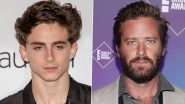 Timothee Chalamet Reacts to the Rape Allegations Against Armie Hammer