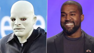 Kanye West Aka Ye Performs Two Songs From His Recent ‘Donda’ Album at Venice Wedding in a Creepy Mask!