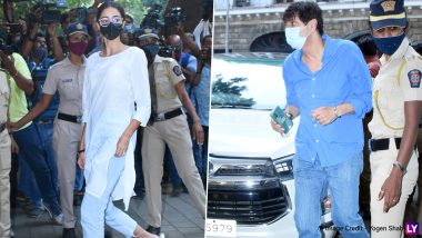 Aryan Khan Drug Case: Ananya Panday and Her Father Chunky Panday Reach NCB Office After Being Summoned by the Probe Agency