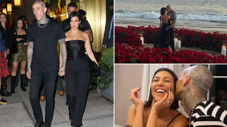 Kourtney Kardashian And Travis Barker Are Engaged! Kim Kardashian, Winnie Harlow And Others Congratulate The Couple (View Pics)