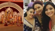 Kajol Kick-Starts Durga Ashtami Celebrations With Mother Tanuja and Sister Tanishaa Mukerji (View Pics)